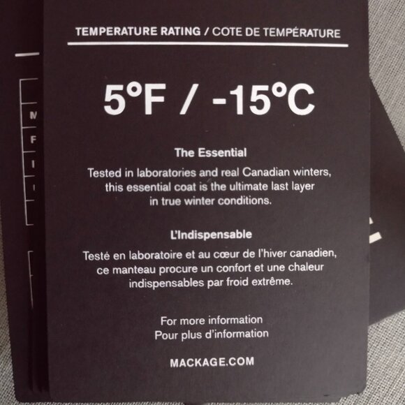 Mackage Adali Down Coat XXS Black Duck Down 800FP Warm Winter Jacket RDS - Picture 12 of 13